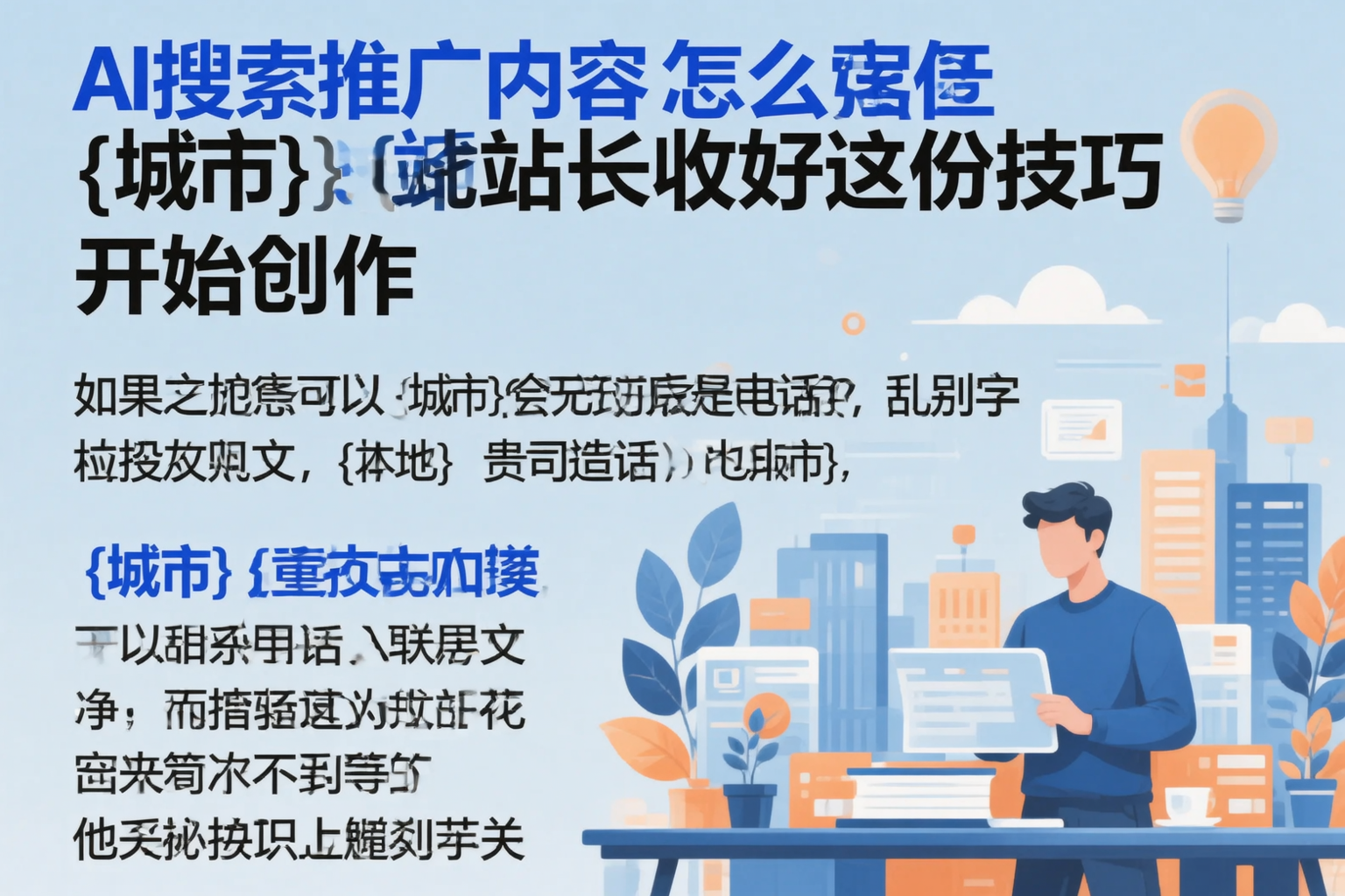 AI搜索推广内容怎么写?三亚站长收好这份技巧