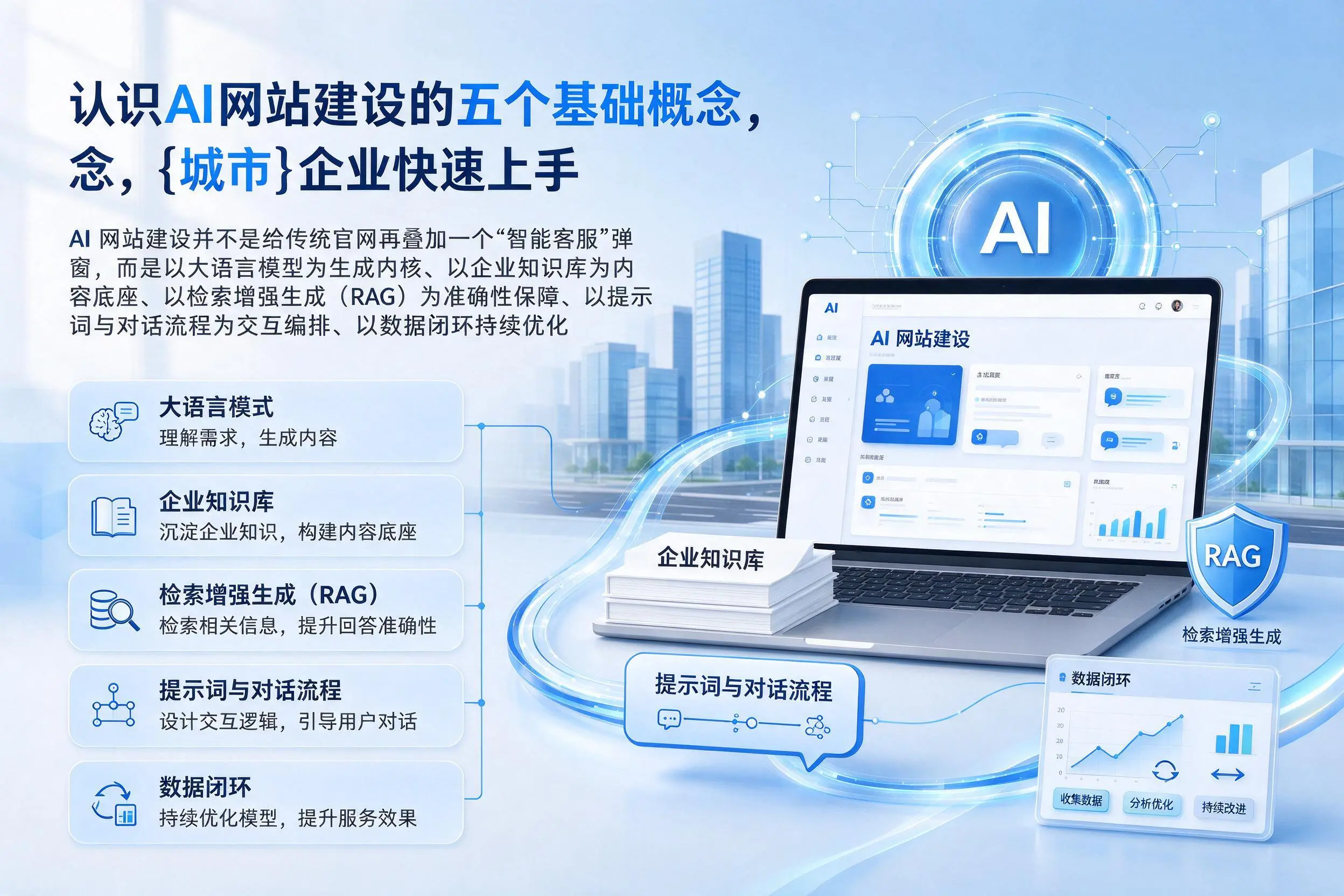 认识AI网站建设的五个基础概念，三亚企业快速上手