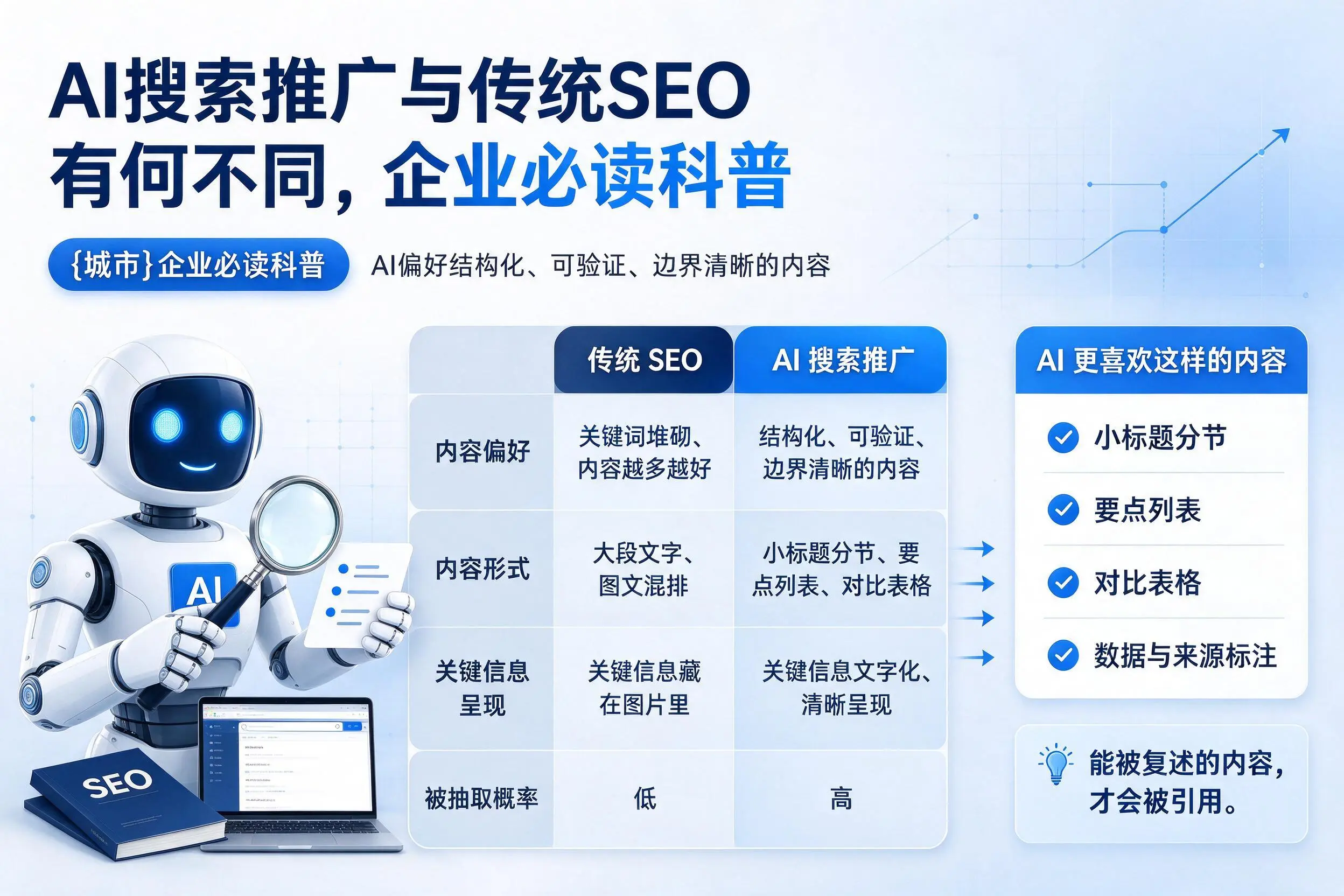 AI搜索推广与传统SEO有何不同，三亚企业必读科普